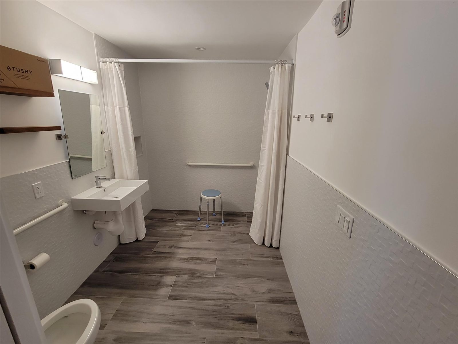Accessible bathroom with roll-in shower at Mary's House ALF in Cutler Bay